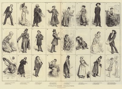 Twelfth-Night Characters by Frederick Barnard